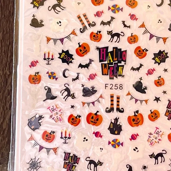 HALLOWEEN THEMED NAIL STICKERS - Picture 4 of 8